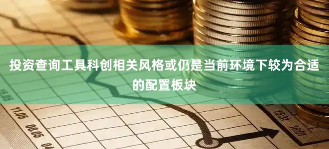 投资查询工具科创相关风格或仍是当前环境下较为合适的配置板块